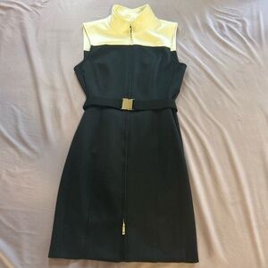 NWT Zip Front Body Con Dress by Tommy Hilfiger